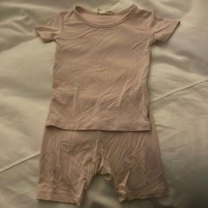 Kyte Baby short pajama set - blush - NWOT